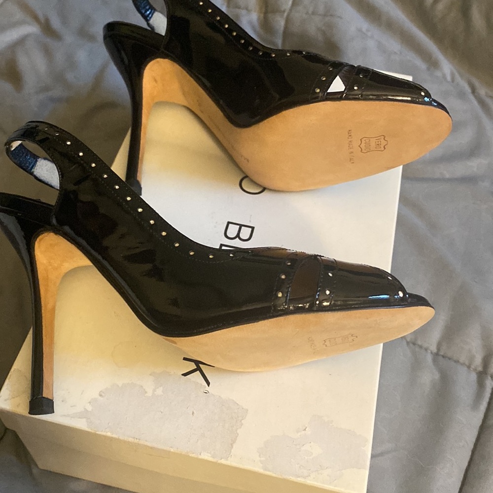 Manolo Blahnik black heels size 4.5 from Nieman Marcus - Picture 5 of 8